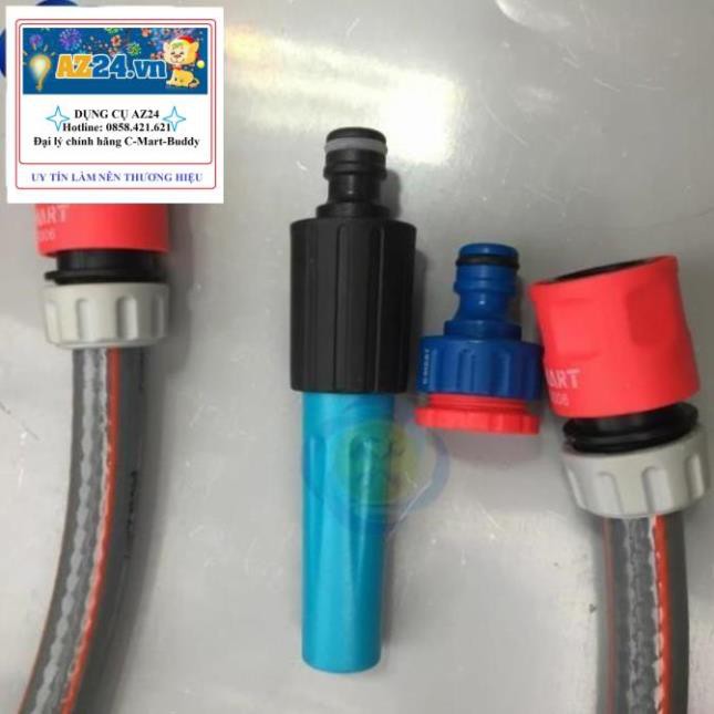 Đầu nối ống nước nhanh C-Mart M0007 sử dụng ống mềm 19mm RẺ HƠN HOÀN TIỀN (dungcucamtay1808)