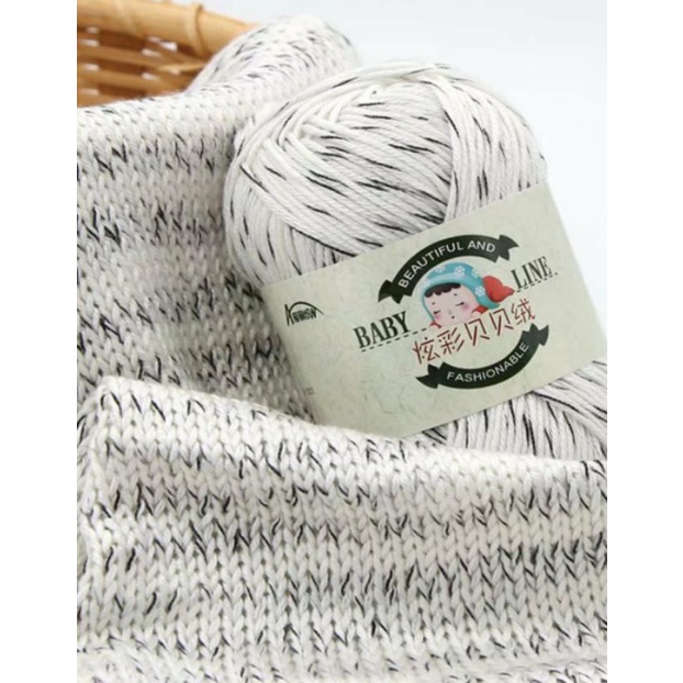 Cuộn len Baby lụa mềm mại đa màu sắc dùng làm áo sweater cho trẻ em, Áo Cardigan