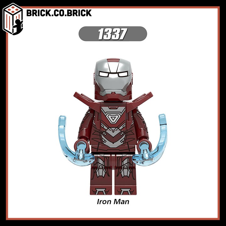 Lego Người Sắt Iron Man Đồ Chơi Lắp Ráp Mô Hình Minifigure Siêu Anh Hùng Marvels DC X0267