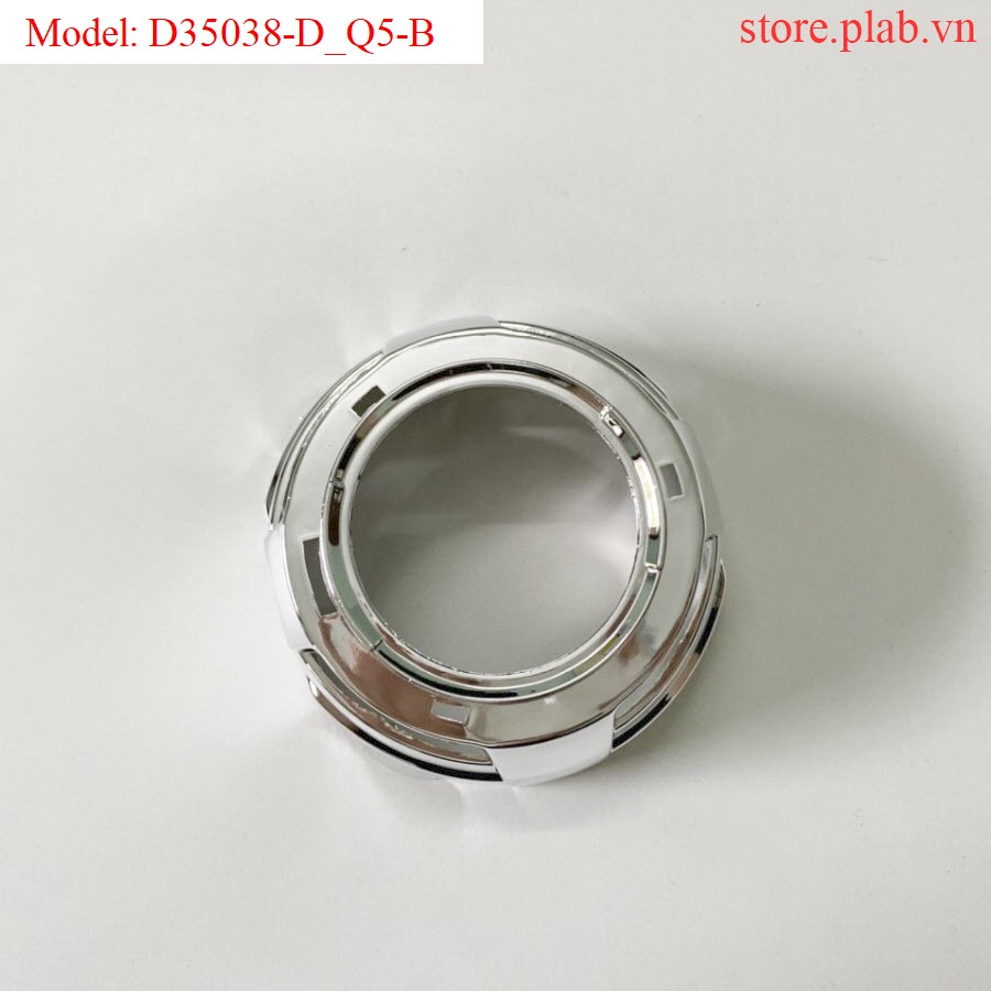 Chụp xi mạ bạc gắn bi cầu và mắt thiên thần 3 inch - lắp vòng thiên thần các loại