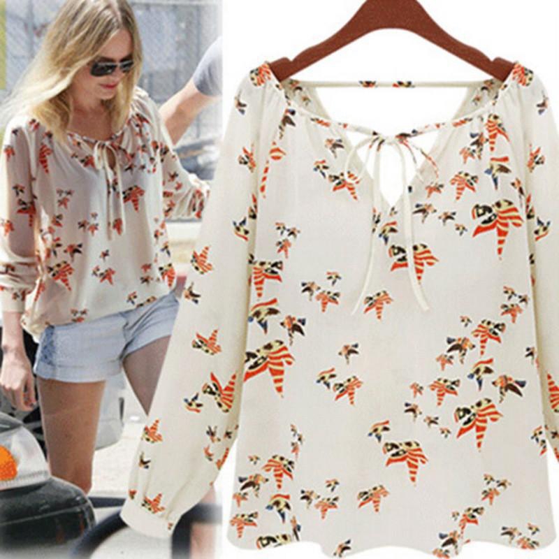 Áo Chiffon Nữ Cổ Chữ V