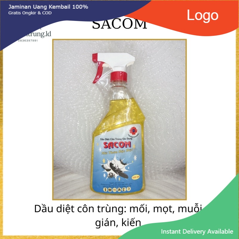 { Dầu diệt côn trùng SACOM - mùi thơm nhẹ nhàng, diệt : kiến, gián, mối, mọt }
