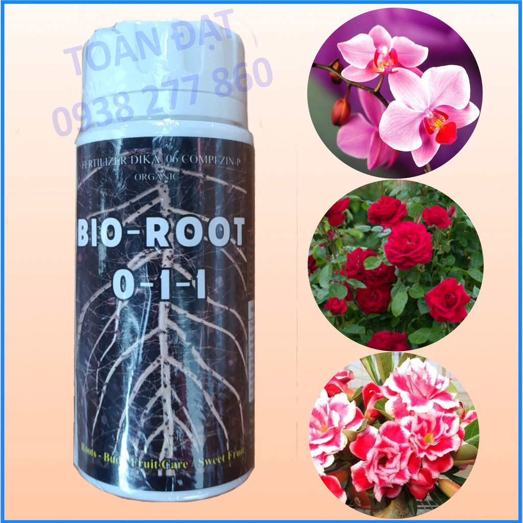 Bio Root 0-1-1 (chai 100ml), phân bón nhập khẩu Thổ Nhĩ Kỳ, Kích rễ mạnh, đâm chồi nhanh, kích ra hoa