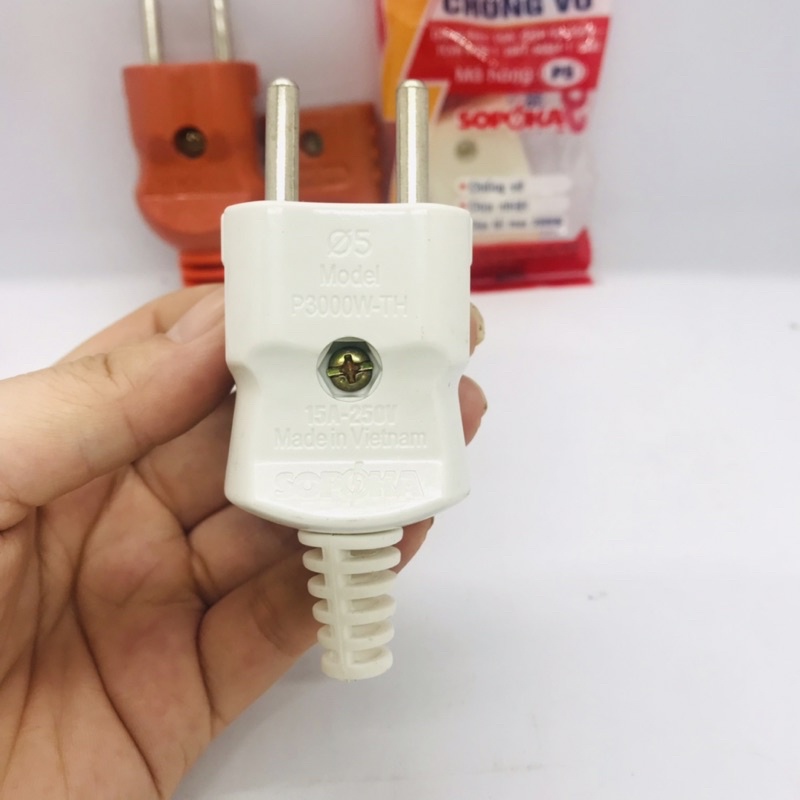 Phích cắm chịu tải 2000W/ 3000W CHỐNG VỠ SOPOKA