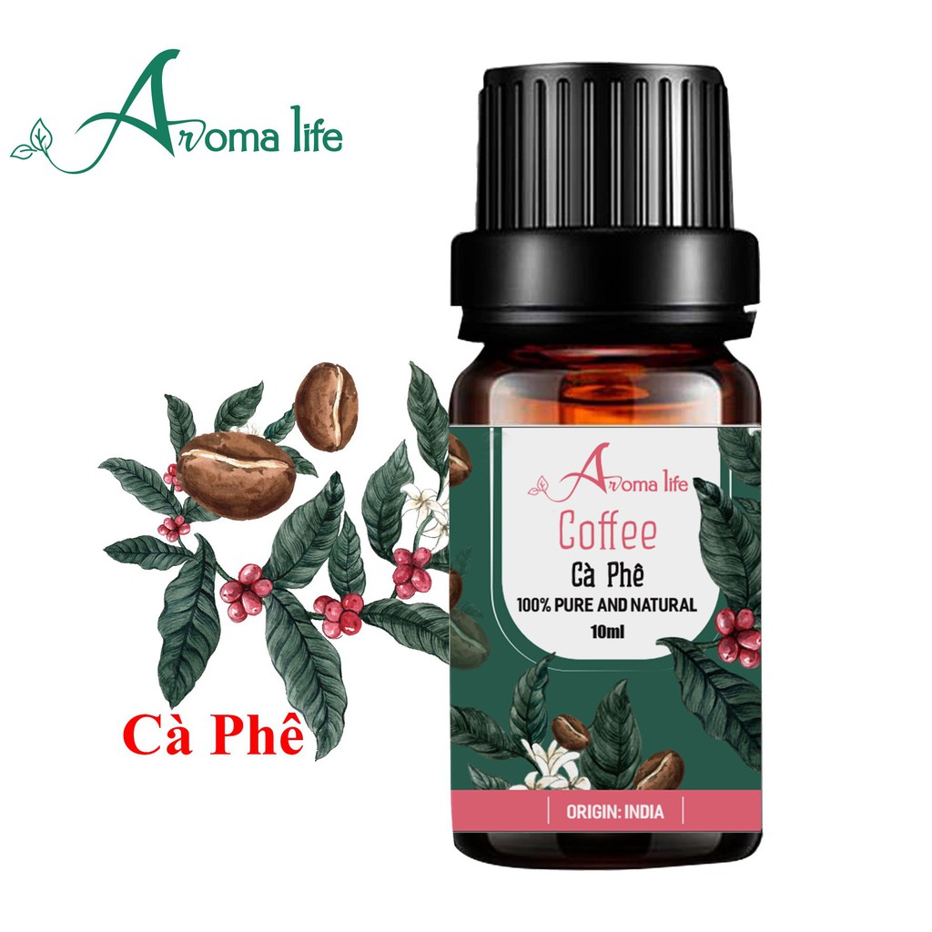 Tinh dầu nguyên chất Cà Phê Aroma Life (10ml 50ml 100ml)