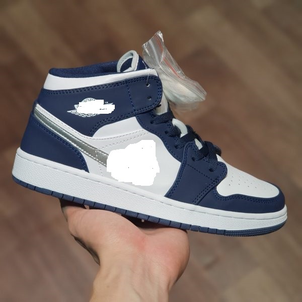 Giày thể thao air jordan 1 retro high midnight navy, giày jd xanh than cổ cao nam nữ phong cách thời trang, cá tính