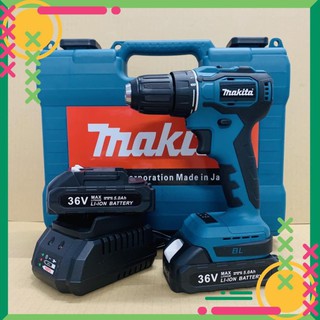 Máy khoan pin Makita 36v, 2 pin, không chổi than, 100% dây đồng