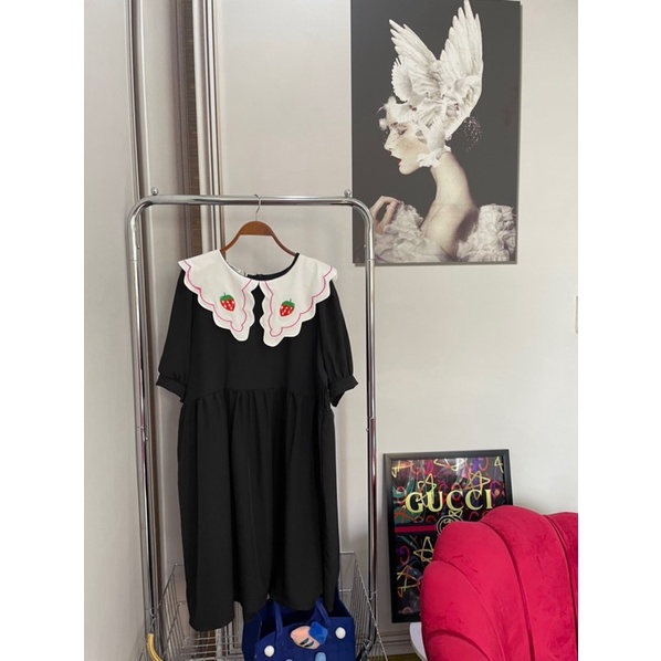 ĐẦM BABYDOLL TRÁI DÂU THÊU BIGSIZE 60-100KG