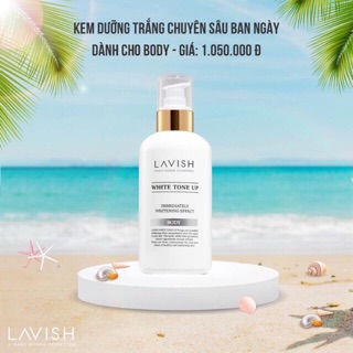 Kem dưỡng trắng chuyên sâu body ban ngày Lavish H Baby