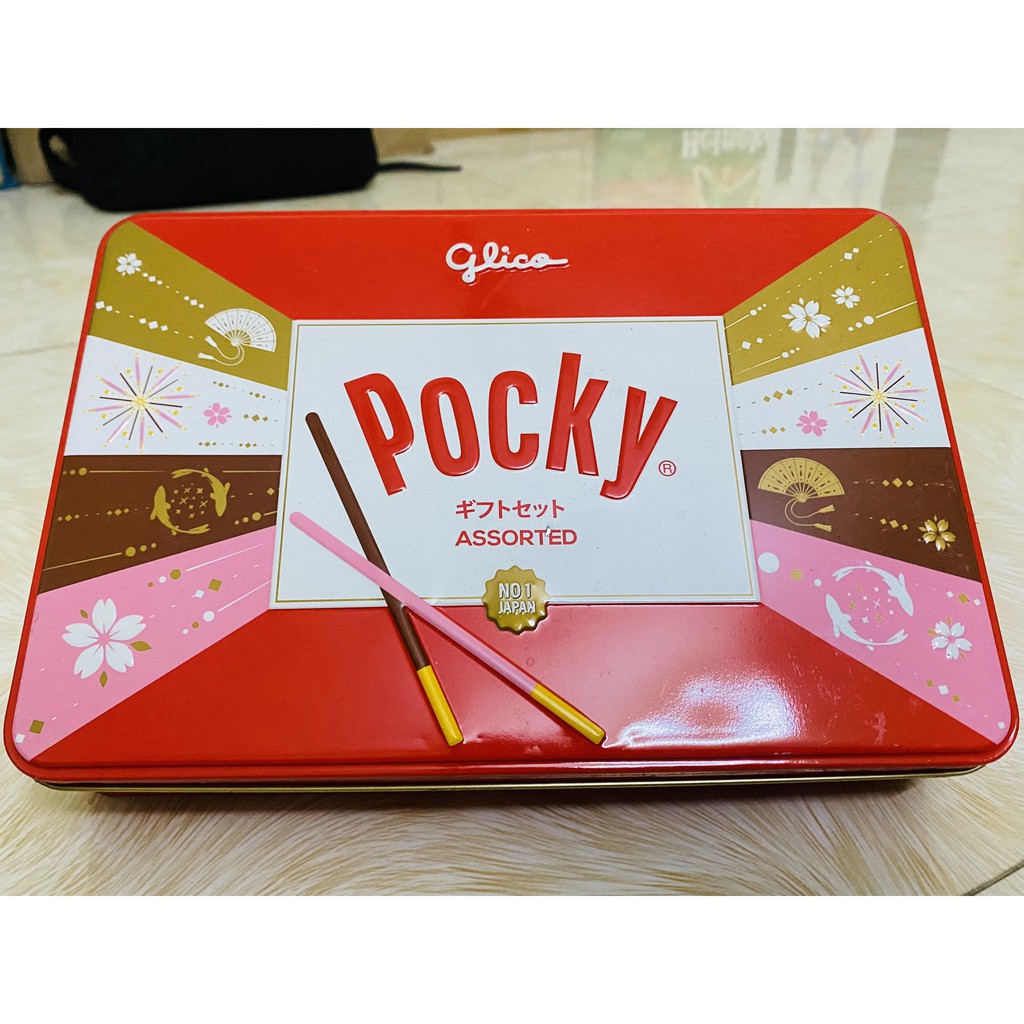 Pocky Glico Hộp Thiếc (Tết