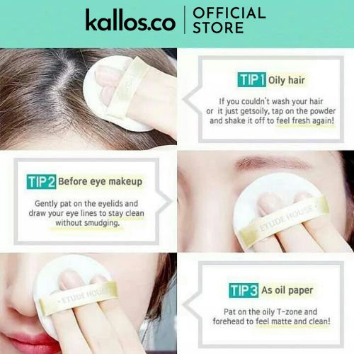 Phấn Phủ, Kem Lót Etude House Sebum Soak Pact, Powder, T-zone Base, Pore Primer, Zero Sebum Powder - Kallos Vietnam