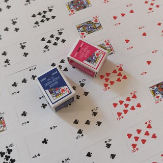 Bộ bài Tây mini (size: 15mm x 10mm)