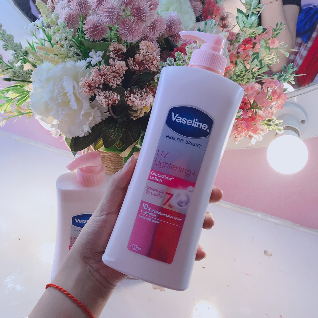 [Mẫu Mới 2021] Vaseline 10x Healthy White UV Lightening ++ gluta glow Lotion