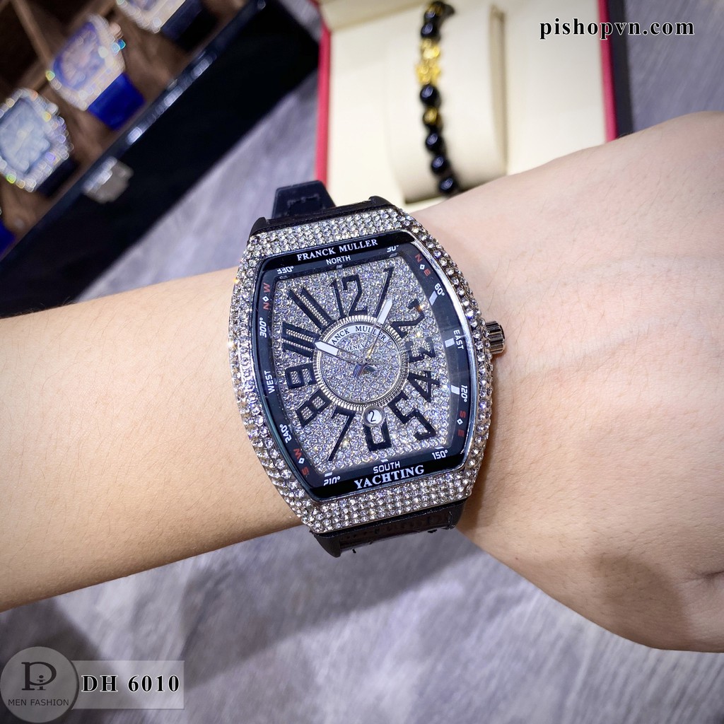 Đồng hồ nam FM-45 - Thiết kế full Đá sang trọng, tặng hộp và bảo hành 12 tháng | BigBuy360 - bigbuy360.vn