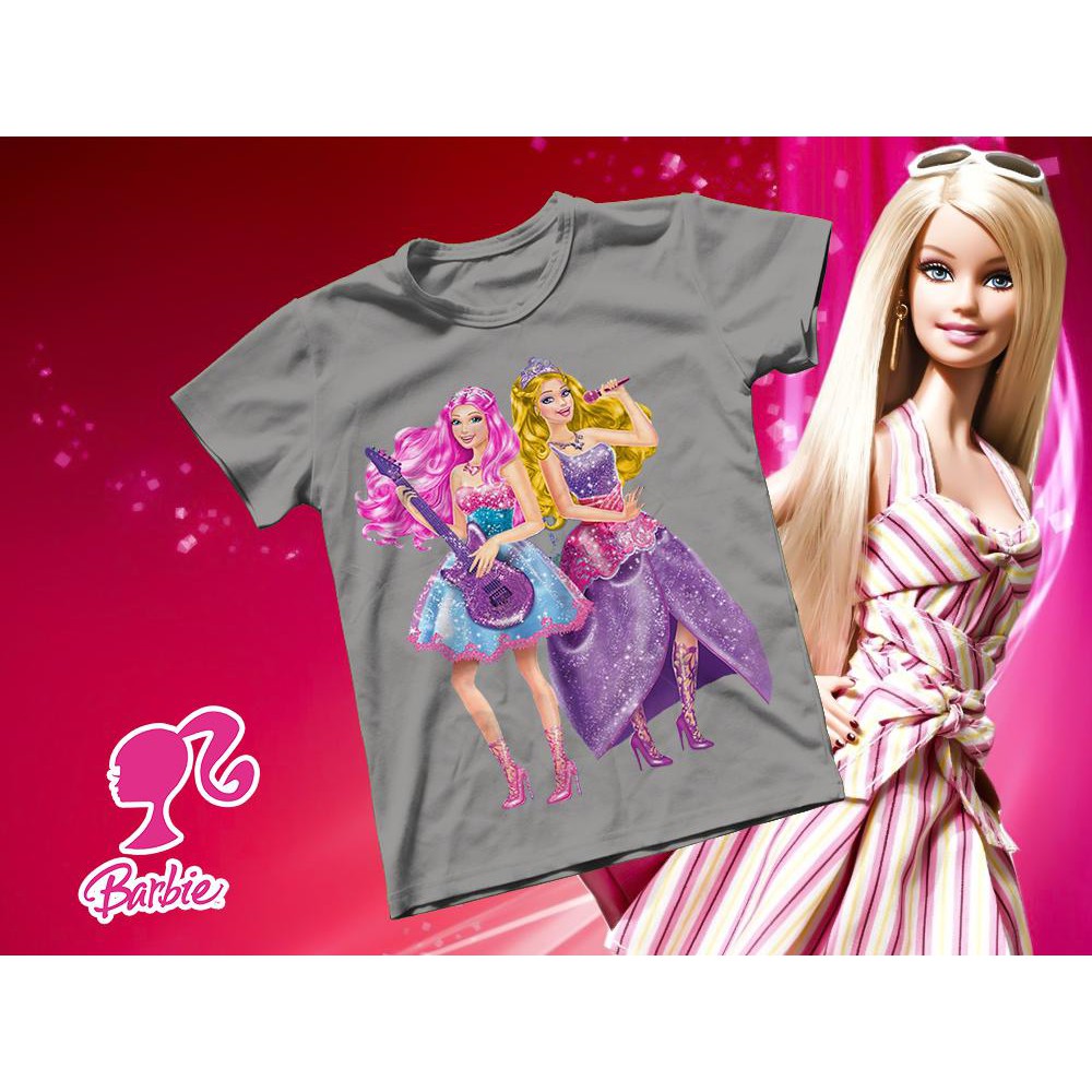 Áo thun Cotton Unisex - Movie - Barbie - Barbie dễ thương