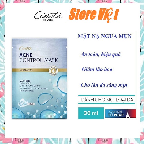 Mặt nạ ngừa mụn Cénota Acne Control Mask 30ml - Store Việt