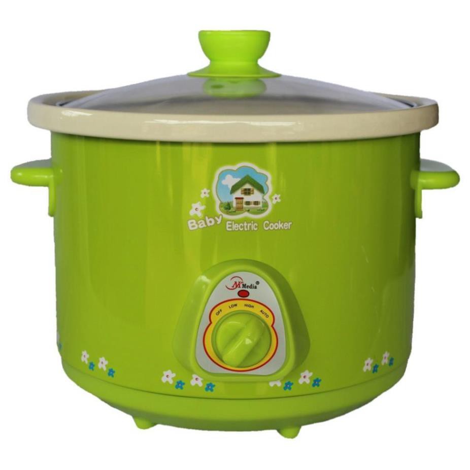 Nồi điện hầm cháo, sườn, kho cá, Nồi nấu cháo chậm cho bé 1.5l tiện lợi đa năng [BẢO HÀNH 1 ĐỔI 1]