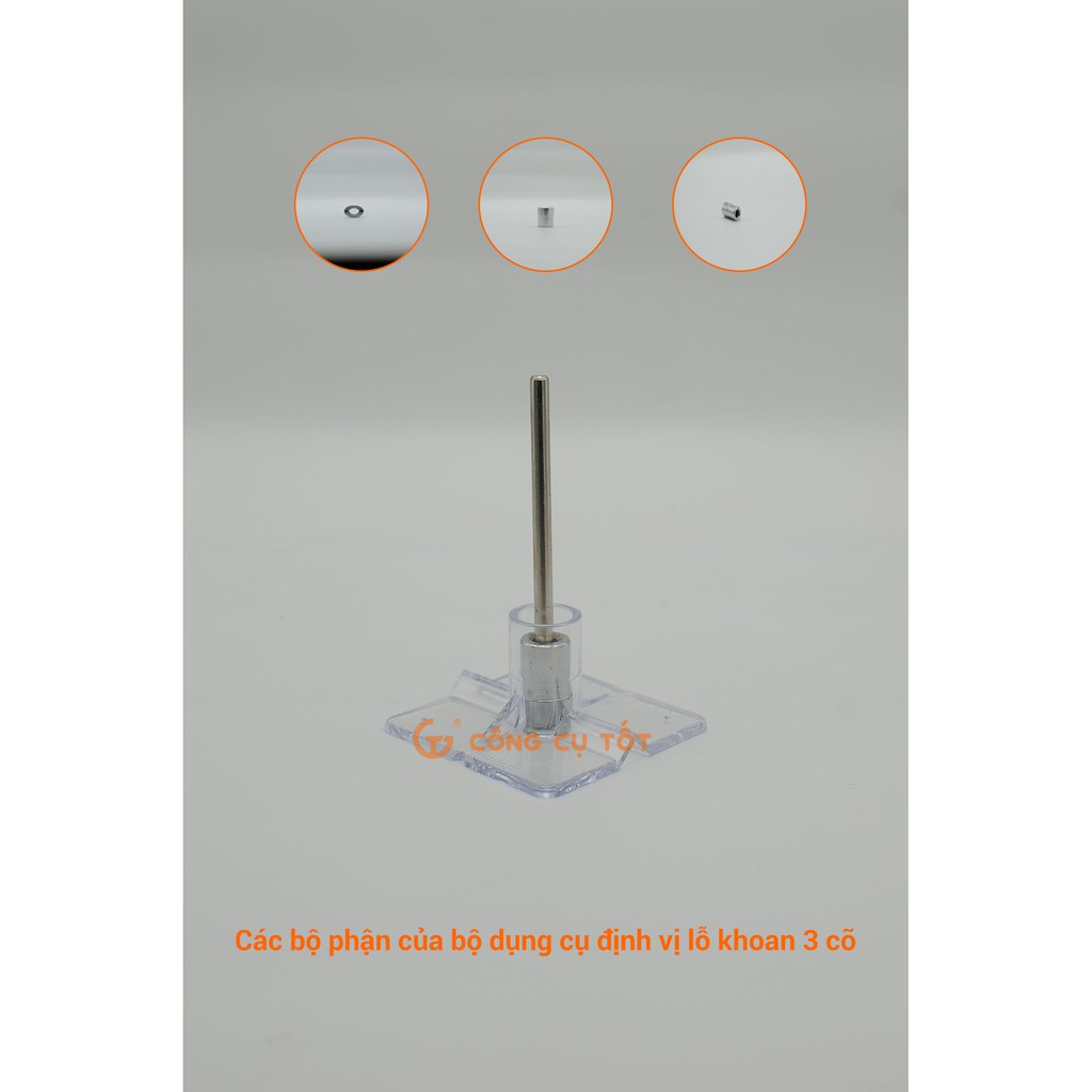 Bộ dụng cụ định vị lỗ khoan 3 cỡ 6-8-10mm