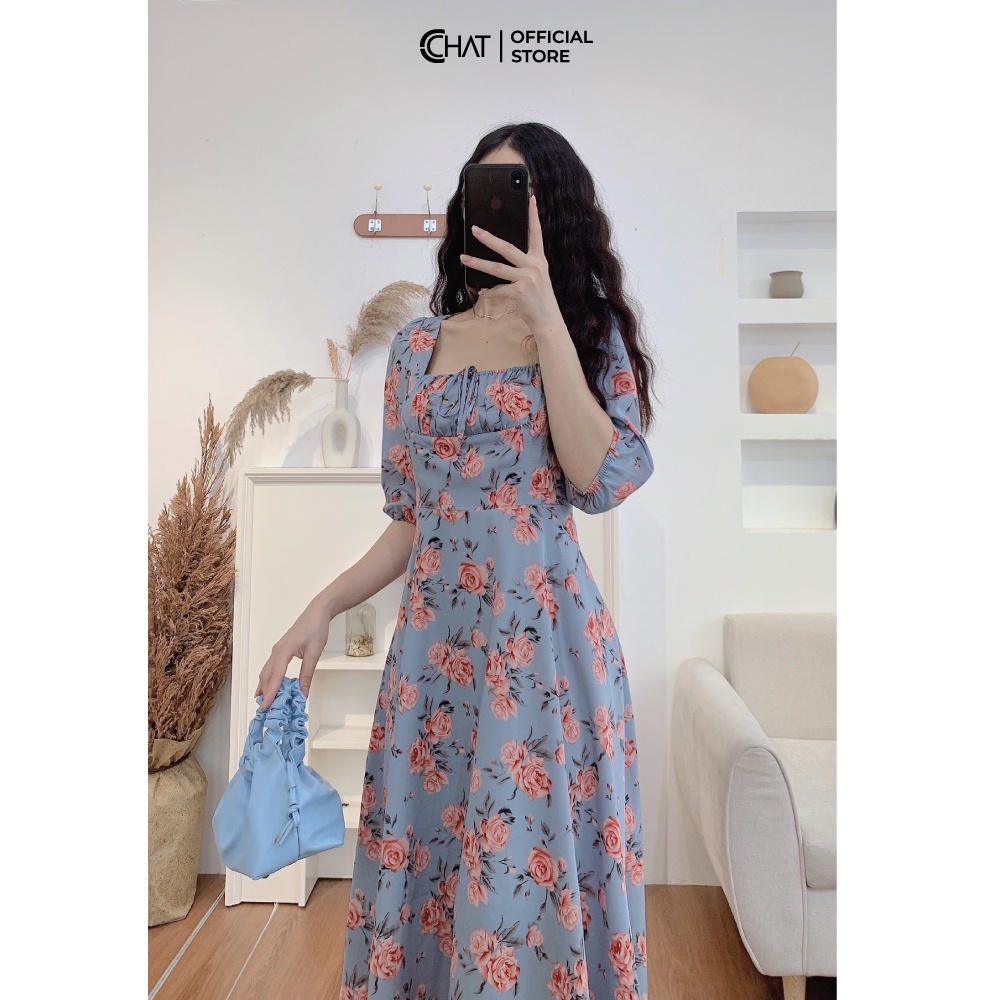 Váy nữ nhún ngực bản eo to CCHAT | BigBuy360 - bigbuy360.vn