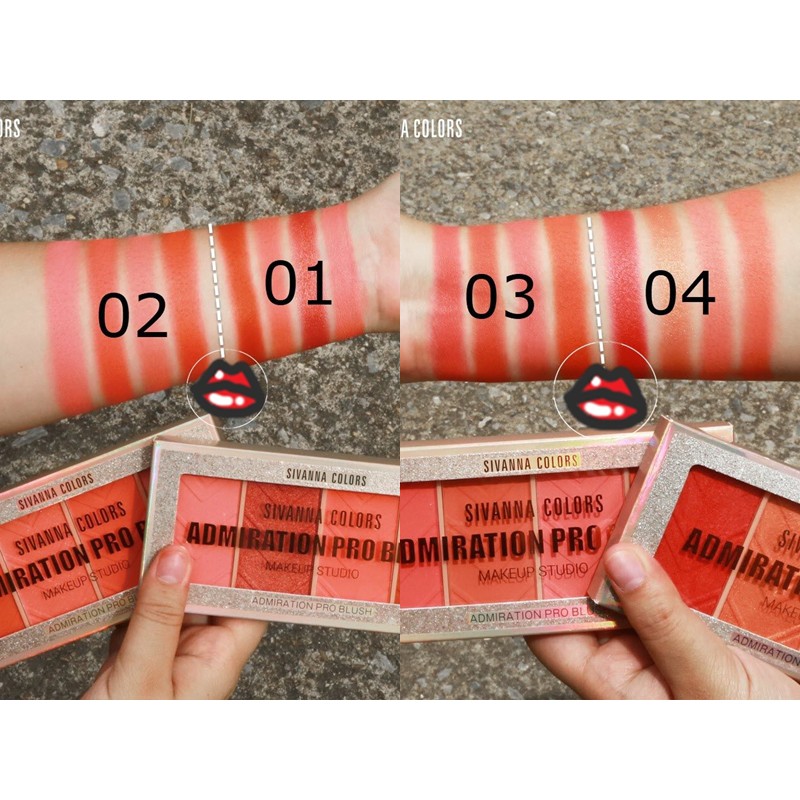 Phấn Má Hồng Sivanna Colors Admiration Pro Blush HF5022 20g | BigBuy360 - bigbuy360.vn