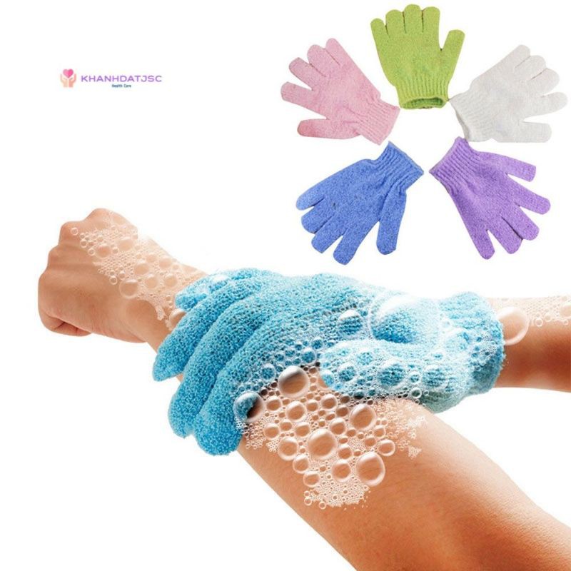 Găng tay massage tạo bọt, tẩy tế bào chết, phù hợp spa toàn thân