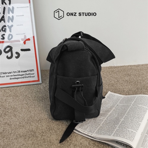 Túi đeo chéo ONZ STUDIO - Túi đeo vai canvas cài quai basic phong cách Hàn Quốc cá tính TC03