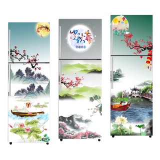 Decal dán tủ lạnh mẫu trung thu - 2022 chất liệu cao cấp