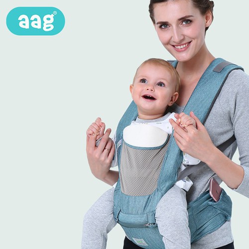 FREE SHIP !!! Địu em bé chống gù AAG 6 tư thế ngồi và đeo vai trợ lực cho trẻ sơ sinh, địu cho bé từ 0-36 tháng