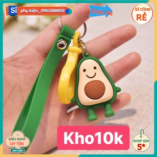 Móc khoá hình nửa quả bơ siêu xinh