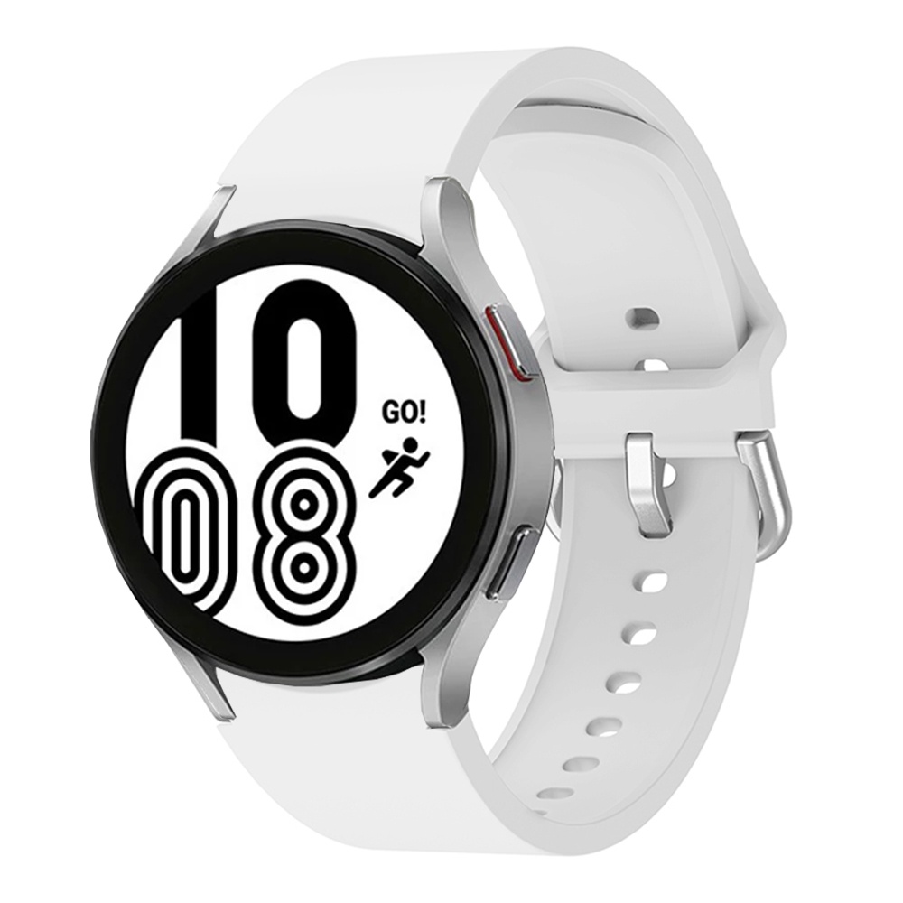 Dây Đeo Đồng Hồ 20mm Bằng Silicone Cho Samsung Galaxy watch 4 40 44MM / Watch4 Classic 42 46mm