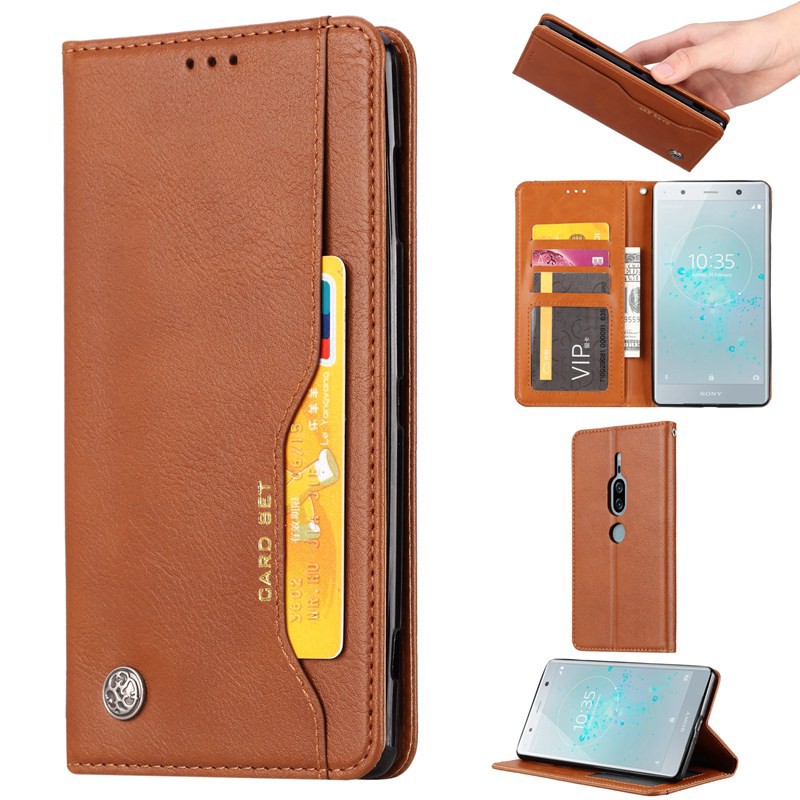 For Sony Xperia XZ2 Premium Case Card holder Holster Cover Case Wallet Case