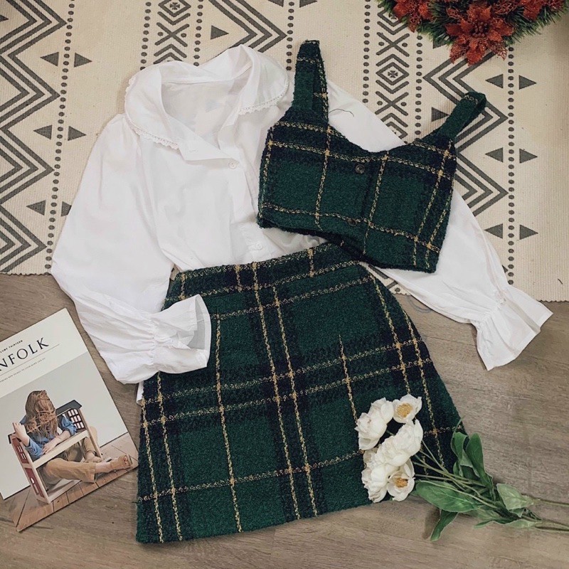 SET CARO XANH 3 MÓN