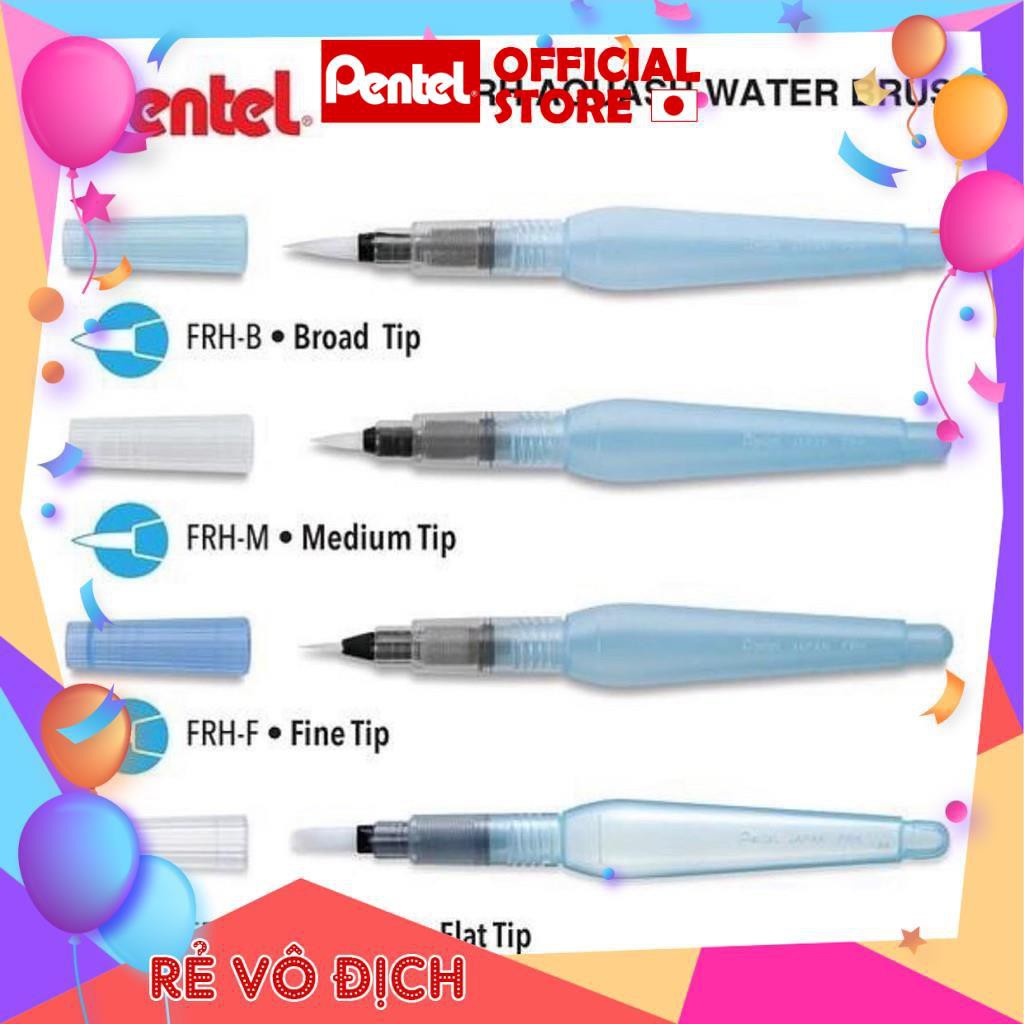 Pentel FRH | Cọ vẽ màu nước chuyên nghiệp | đầu mềm và dai chất lượng cao | thay thế cọ vẽ thông thường| Pentel Brushpen