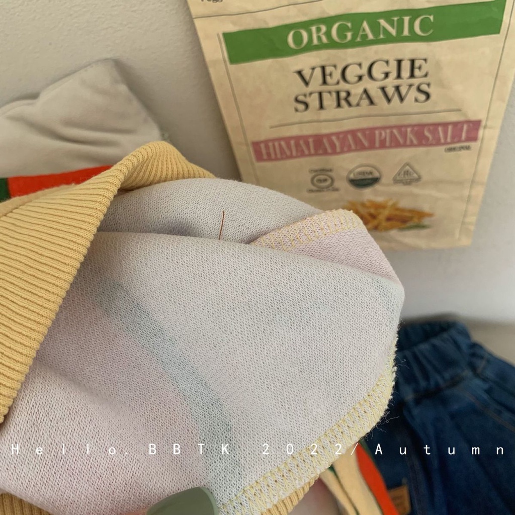 Áo Sweater Thời Trang Xuân Thu Phong Cách Hàn Quốc Mới Cho Bé Trai