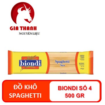 Mì Ý Spaghetti Số 4 Biondi 500g