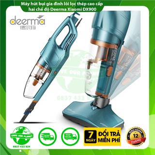 Tặng chổi cọ vệ sinh lõi lọc l, Máy hút bụi gia đình hai chế độ, lõi lọc bụi bằng thép cao cấp - Deerma Xiaomi DX900