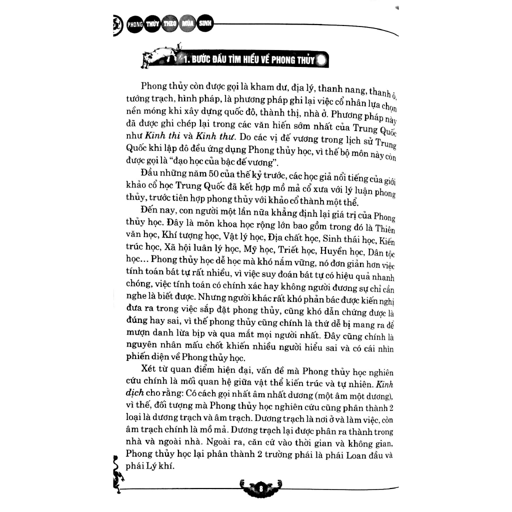 Sách - Phong Thủy Theo Mùa Sinh - 166 Hình Ảnh Thực Tế Hoá Sát, Khai Vận