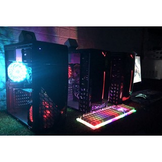 Bộ Máy Tính Chơi Game PUBG PC FIFA4 PUBG MOBILE CF live stream LOL LED 7 Màu + Màn Hình 22"inch Full HD