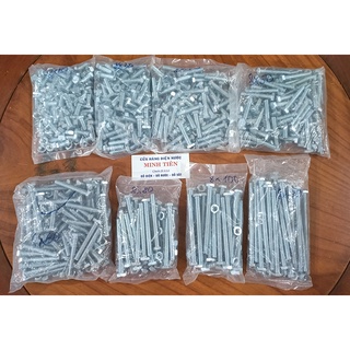 Bù lon, Bulon con tán 8 ly kích thước 8x20, 8x30, 8x40, 8x50