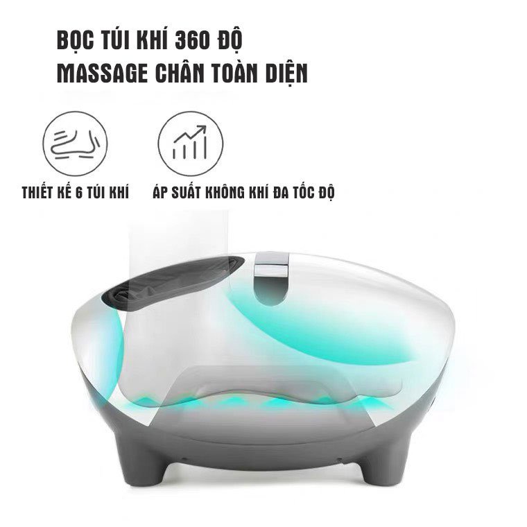 Máy massage bấm huyệt Xiaomi XGEEK F3, máy massage chân 360 độ - BH 12 tháng