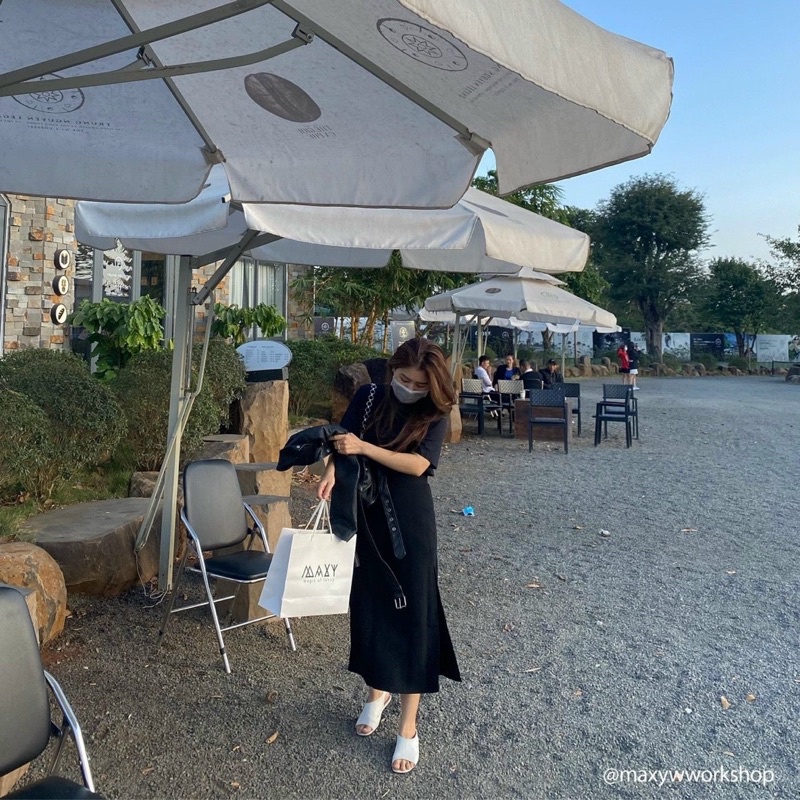 Sét Áo Thun Váy Sẻ Đùi Bigsize 55kg Đến 100kg (L/XL/XXL)