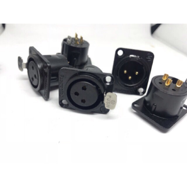 Ổ canon/ XLR có bệ hàn máy các loại