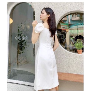 -❣️FREESHIP❣️ĐẦM CHỮ A TAY PHỒNG DỄ THƯƠNG