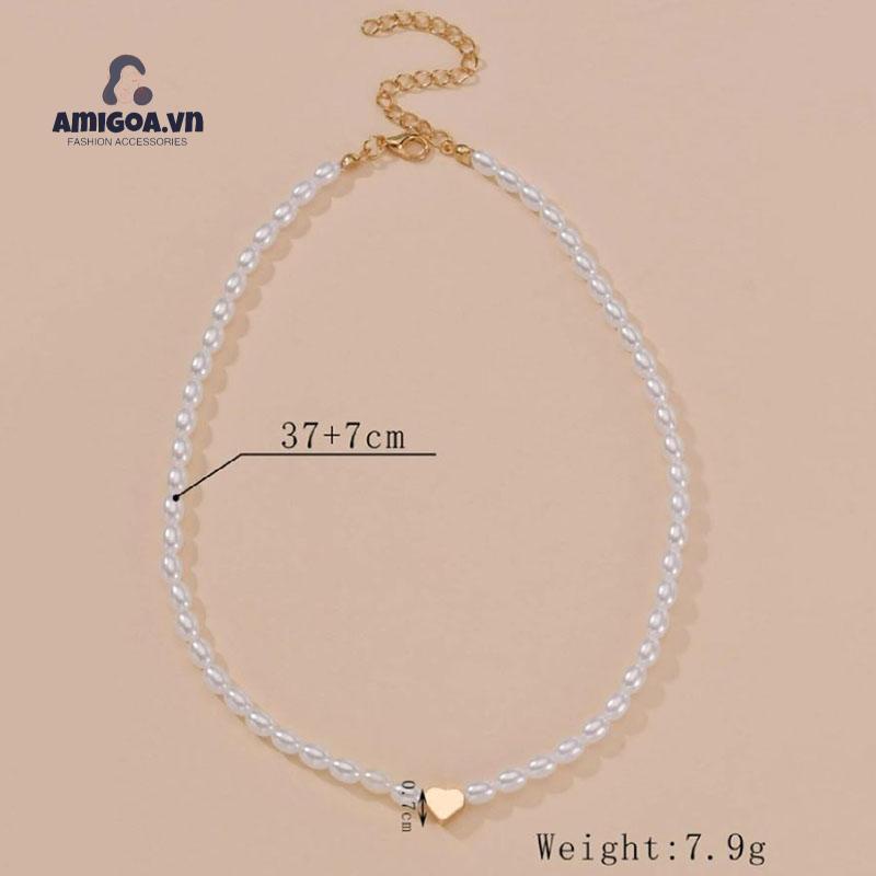Vòng cổ Đính Ngọc Trai Hình Bướm Phong Cách Retro Thời Trang