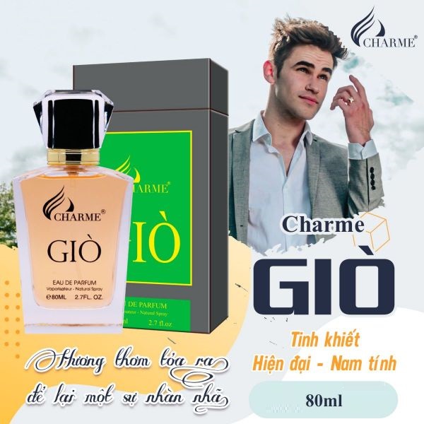 Nước hoa nam Charme Giò 80ml