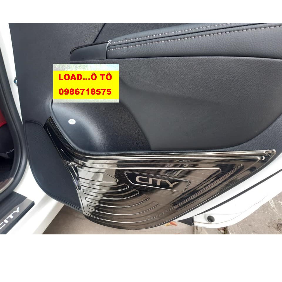 Ốp Tapli Cánh Cửa Và Màng Loa Honda City 2018-2020 Vân Titan Cao Cấp