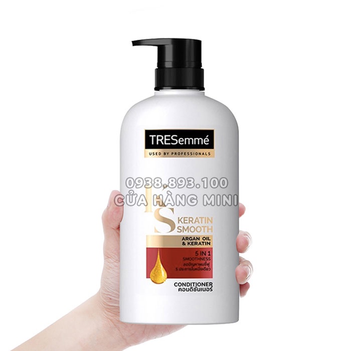 【YÊU THÍCH】 Dầu Gội Đầu TRESemmé Keratin Smooth 450ml Thái Lan