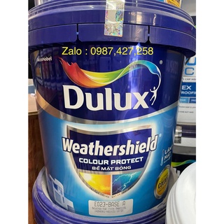 Sơn phủ ngoại thất Weathershield bề mặt bóng E023 dung tích 5Lít