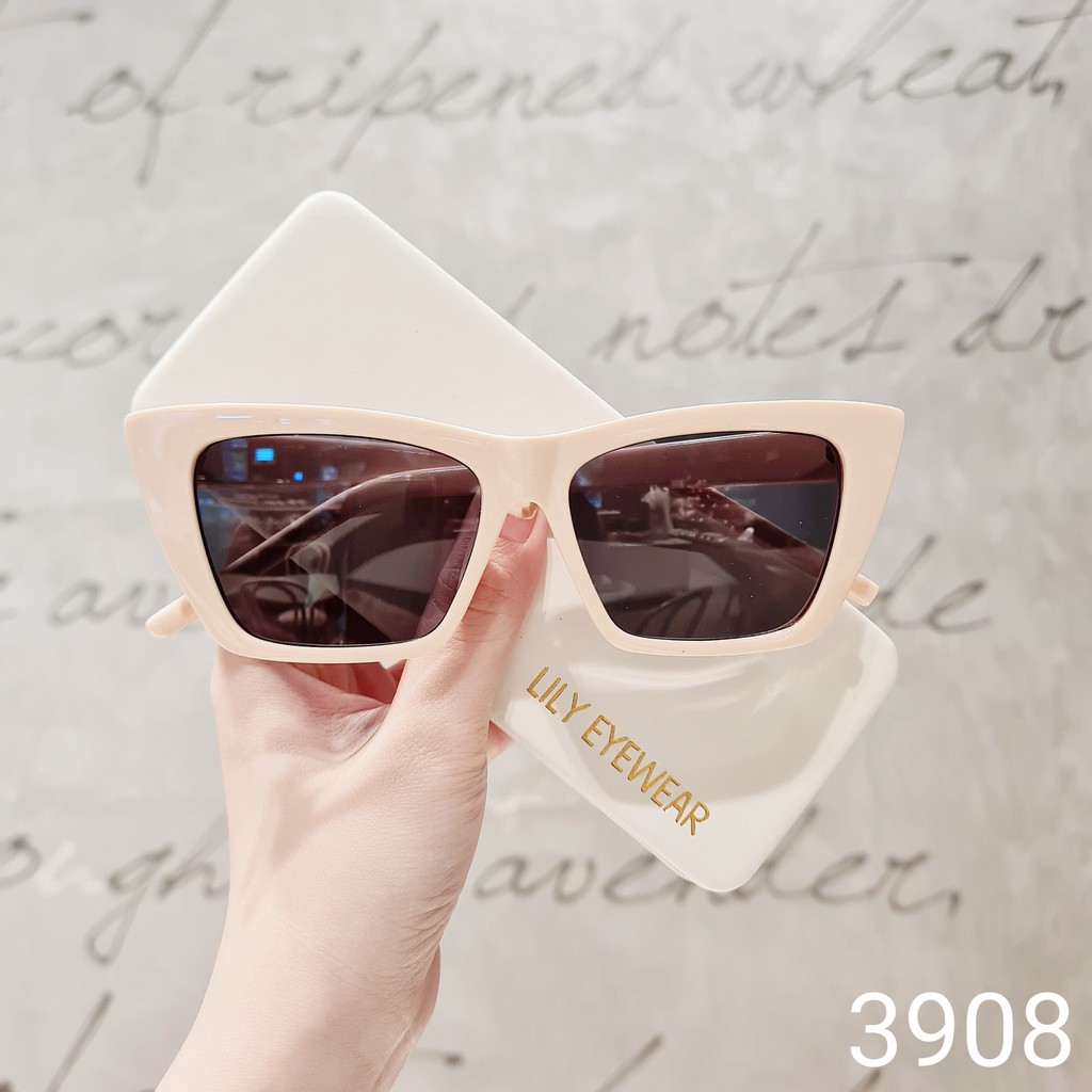 Kính mát nữ Lilyeyewear mắt mèo to thời trang phong cách BST Hè 2021 3908 | BigBuy360 - bigbuy360.vn