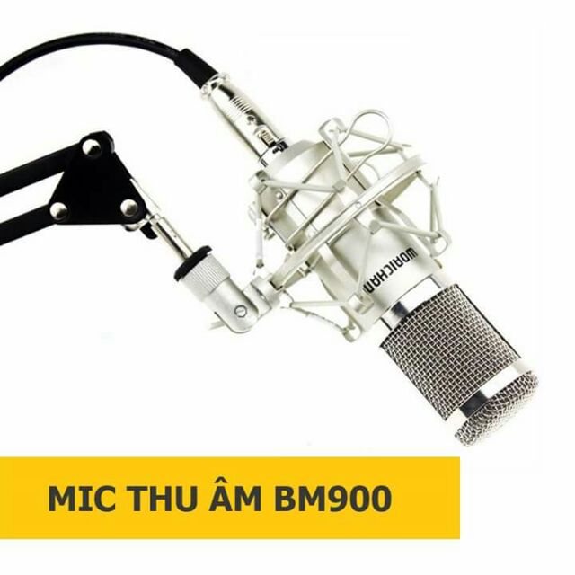 Combo sản phẩm mic Bm 900 và soudcard xox k10